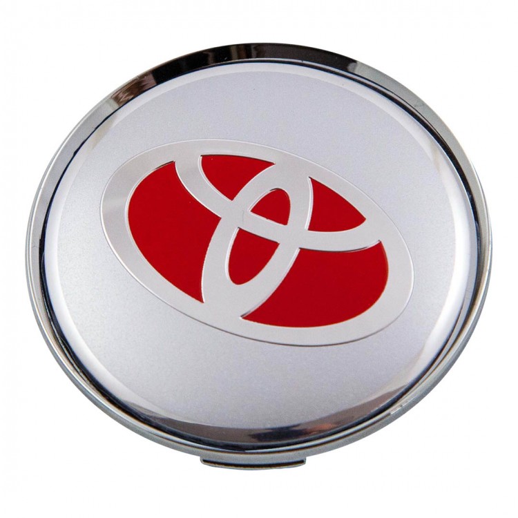 Колпачок на диск Toyota 59/50.5/9 серебристый 