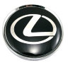 заглушка литого диска  Lexus (63/58/8) black - chrome фото