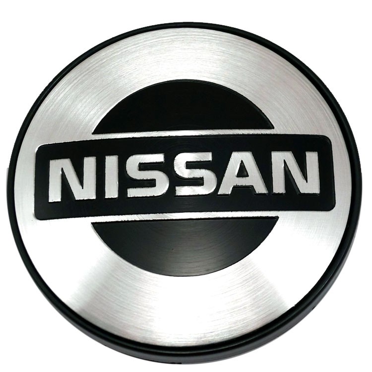 Колпачок на диски Nissan 60/54/10 серебристый и хром 
