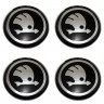 Колпачки на диски 62/56/8 со стикером Skoda 