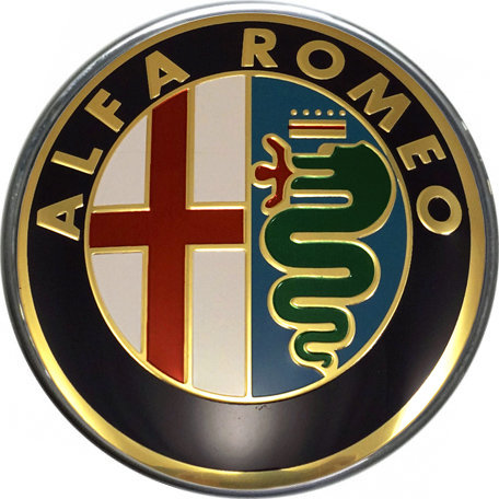 Заглушки для дисков хромированные Alfa Romeo 60/56/9 