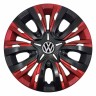 Колпаки колесные Volkswagen Lion Carbon Red Mix 14