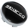Колпачок на диски Sparco 61/56/10 4M0-601-170-JG3 хром и черный 