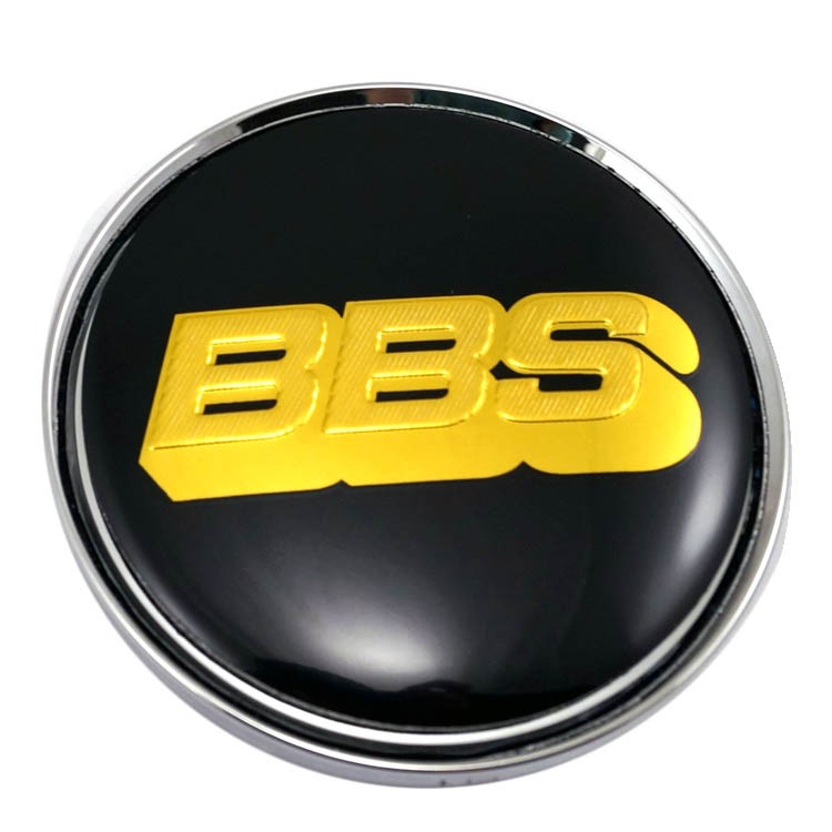 Колпачки дисков BBS (61/56/10) 4M0-601-170-JG3 черный и золото 