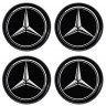 Колпачок центральный Mercedes 60/55.5/8 черный 