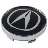 Колпачок на диски Acura 60|56|9 хром-черный