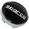 Колпачок на диски Sparco 60/56/9 хром и черный