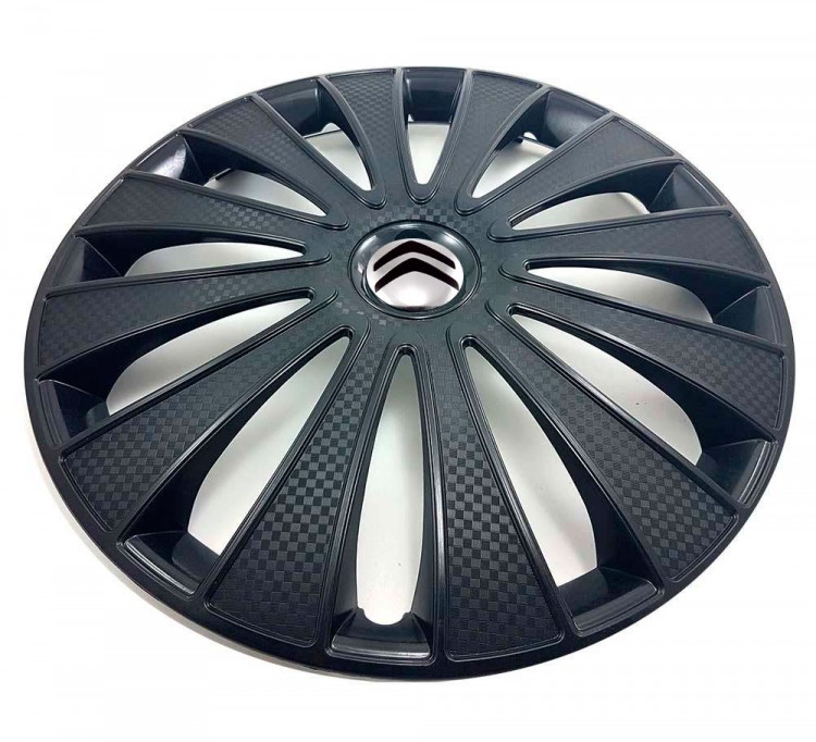 Колпак на колеса Citroen GMK Carbon R16 1508026 черный