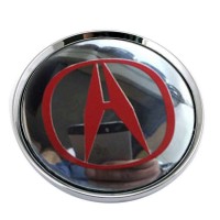 Изображение товара Колпачок ступицы Acura 63/58/8 хром/красный 