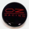 Заглушка литого диска OZ Racing 75/59/15 черный с красным