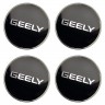 Колпачки на диски Geely 60/56/9 хром и черные