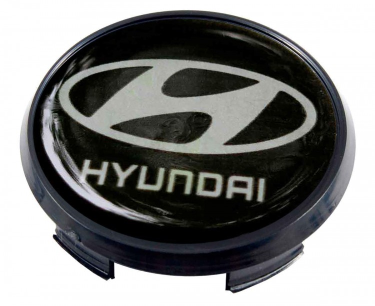 Заглушка ступицы Hyundai 66/62/10 black