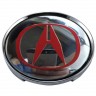 Колпачки на диски Acura 65/60/12 хром и красный
