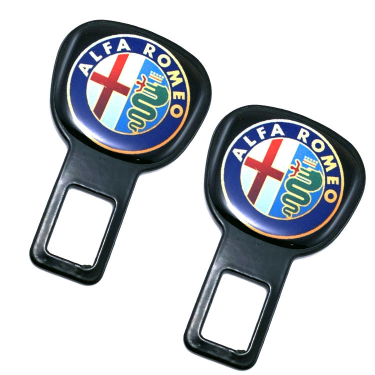 Заглушка ремня безопасности с логотипом Alfa Romeo силикон new