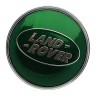 Колпачок на диски  Land Rover 63/58/8 зелёный и хром