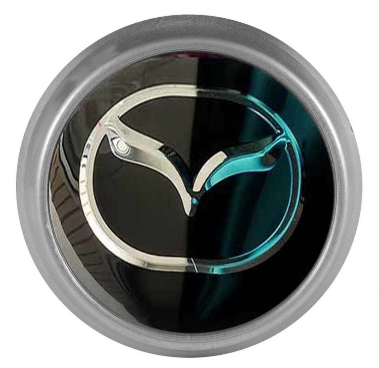 Заглушка на диски Mazda 74/70/9 черный