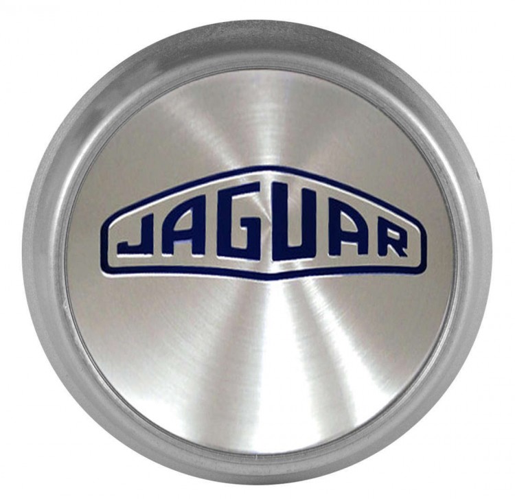 Колпачки на диски ВСМПО со стикером Jaguar 74/70/9 хром 