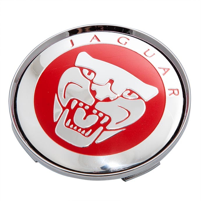 Колпачки на диски Jaguar 65/60/12 красный