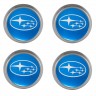 Колпачки на диски ВСМПО со стикером Subaru 74/70/9 синий