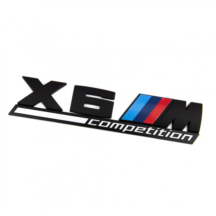 Объемный шильдик X6 M  competition 