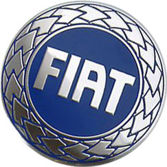 Колпачок на диски Fiat AVVI 62/55/10 серебро синий