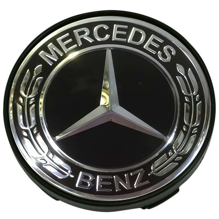 Колпачки на диски Mercedes Benz 60/54/10 черный  