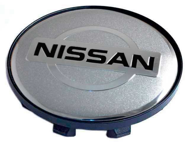 Колпачок диски Nissan 58/50/11 серебристый черный
