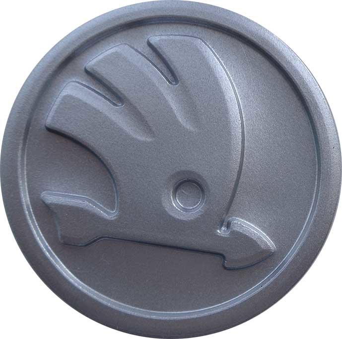 Колпачок на диски Skoda иджитсу 60/57/13 серый 