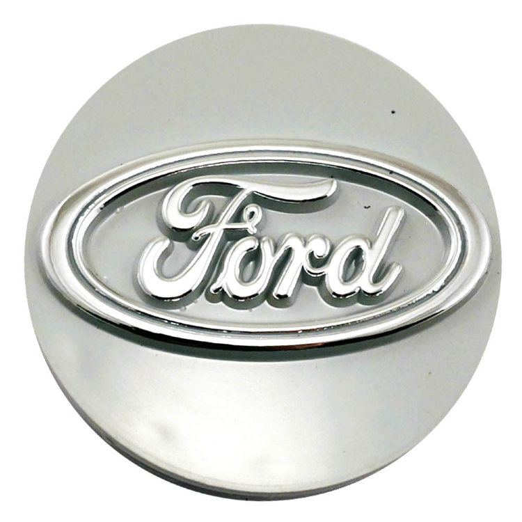 Колпачок в литой диск Replica Ford 59/55/12 milk/chrome