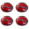 Колпачок на диск Ford Wolf 59/50.5/9 красный  