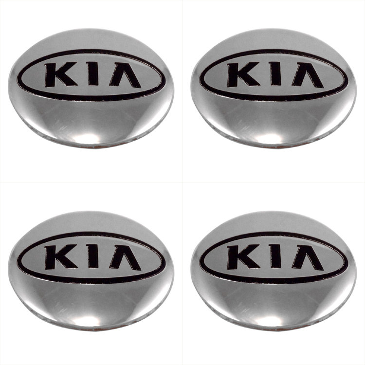 Наклейки на диски KIA steel сфера 54 мм