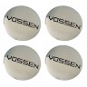 Наклейки на диски Vossen 54 мм сфера серебристые