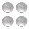 Наклейки на диски KIA сфера 56 мм серебро хром