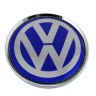 Колпачок ступицы Volkswagen 63/58/8 хром/синий 