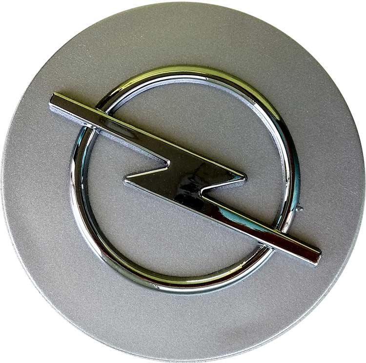 Колпачок на диски Opel 64.5/59.5/11 серебристый