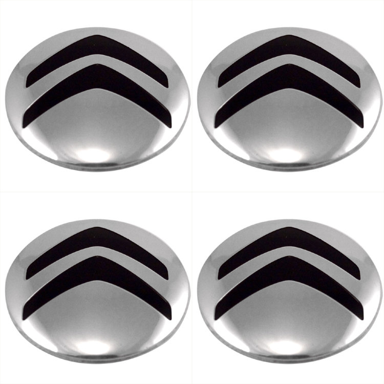 Наклейки на диски Citroen steel сфера 54 мм