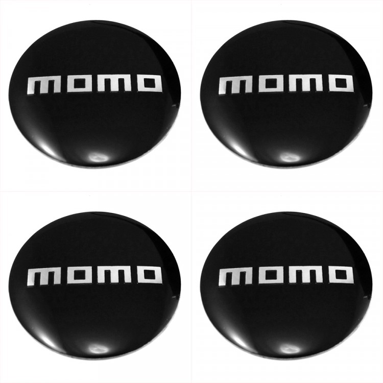 Наклейки на диски Momo 65 мм сфера металл